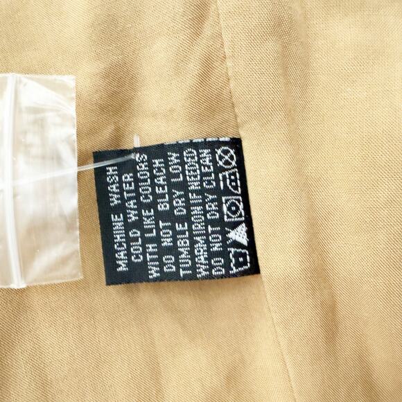 VELVET HEART | Tabitha Tan Nude Flutter Sleeve Stripe Dress Belted | Size Small - Picture 8 of 8